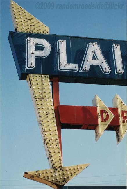 Plainfield Drive-In Theatre - Marquee March 1988
